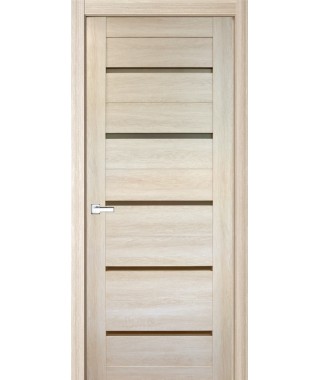 Дверь с ПВХ покрытием 54К (Филадельфия Дуб Крем, Стекло матовое)