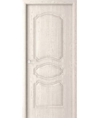 Дверь с ПВХ покрытием Виктория ДГ (Дуб Бежевый)